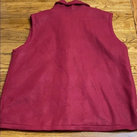 MHD Snowman Fleece Sleeveless Vest Large - Picture 7 of 7